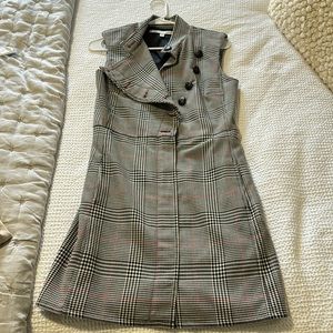 Veronica beard plaid dress